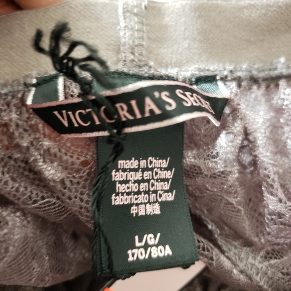 Victoria's Secret Sheer Mauve Lace Skirt Sz Large - Picture 4 of 5